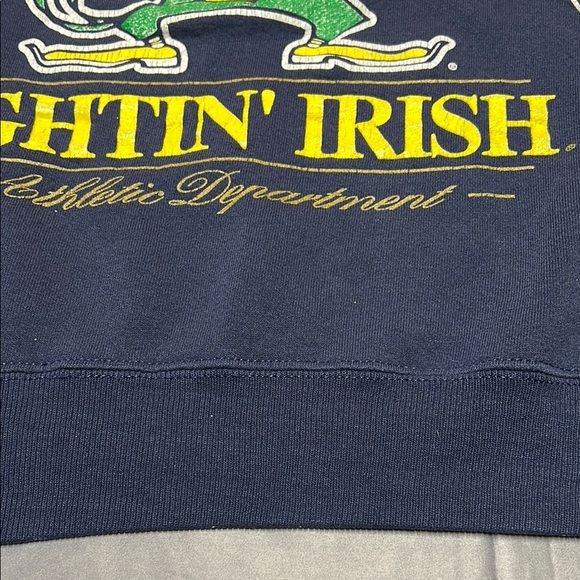 Notre Dame Fighting Irish Sweatshirt vintage made in USA nutmeg tag size M - Picture 8 of 14